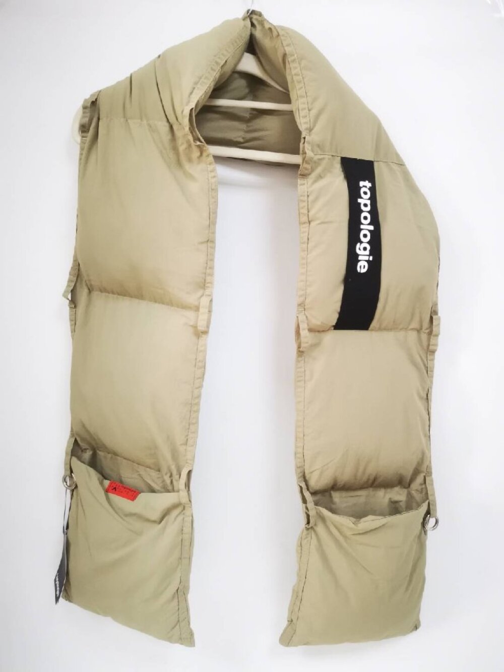 Pre-owned Topologie Puffer Scarf Thick Warm Neck Warmer